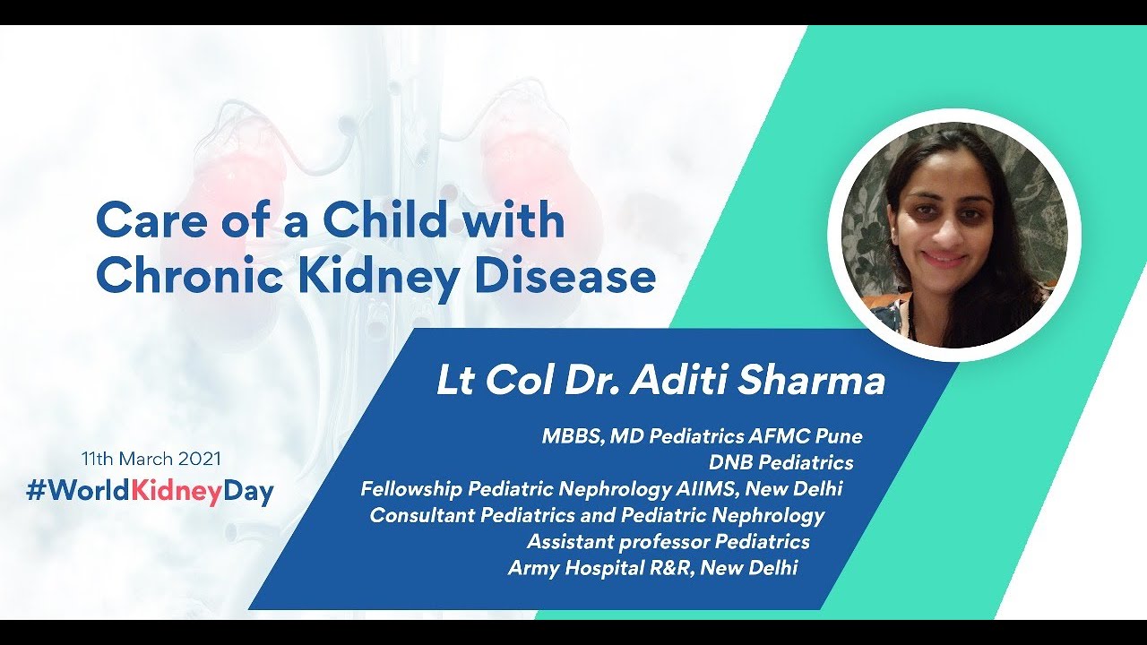 Dr Aditi Sharma speaks about Chronic Kidney Disease in Children