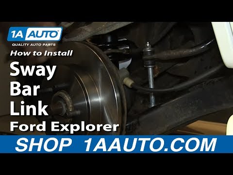 How To Install Replace Rear Sway Bar Link 2002-05 Ford Explorer Mercury Mountaineer