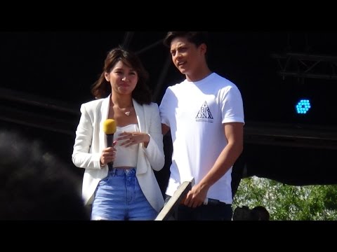 KathNiel at the 'Barrio Fiesta Sa London 2014' (Original Footage)