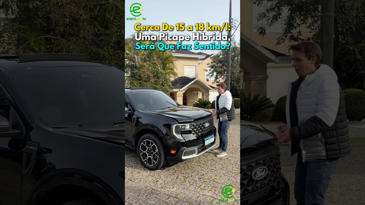 Cerca de 15 a 18 km/l: Uma Picape Híbrida, Será Que Faz Sentido? ⚡️