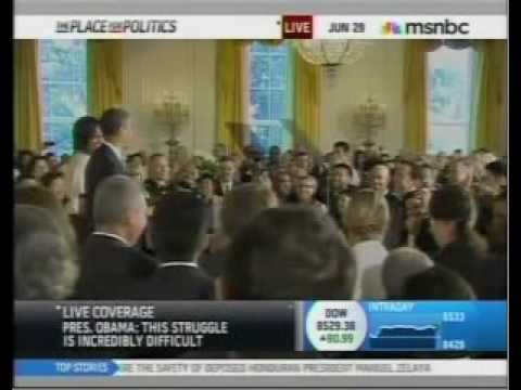 Obama Interrupted by Duck Ringtone