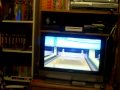 chris and mike doing some wii bowling. this is like a 360, but since it's just chris and mike they do wii bowling instead.