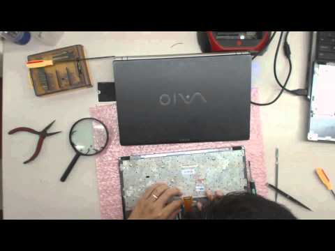 how to open sony vaio laptop vgn-z