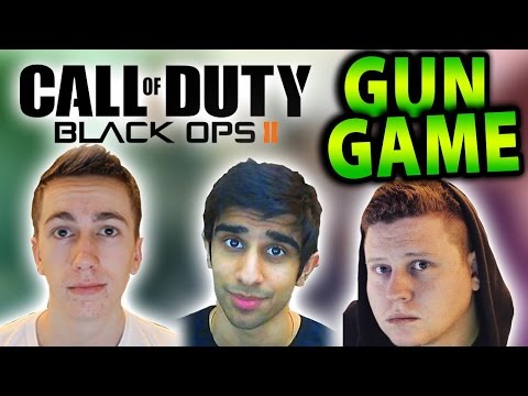 CoD Black Ops 2 Wager Match #4 with Vikkstar (CoD Gun Game)