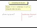 Math - Completing the Square Math - Completing the Square