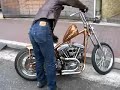 Kick start of shovelhead
