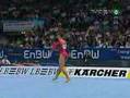 Johnson wins floor exercise for third gold