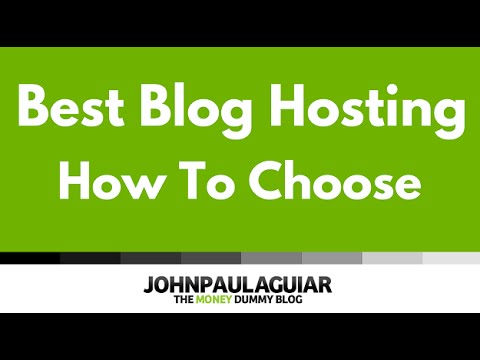 Watch 'The Best Blog Hosting & Website Services - How To Choose - YouTube'