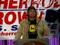 Luke Perry at OSU Rally 6 Oct 2006