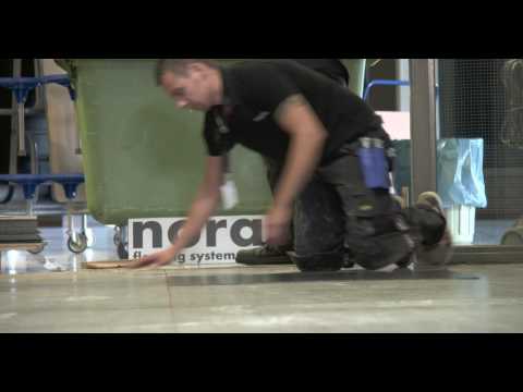 nora systems: norament nTx - Installation on mineral subfloors