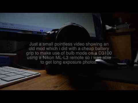 how to change battery nikon ml-l3