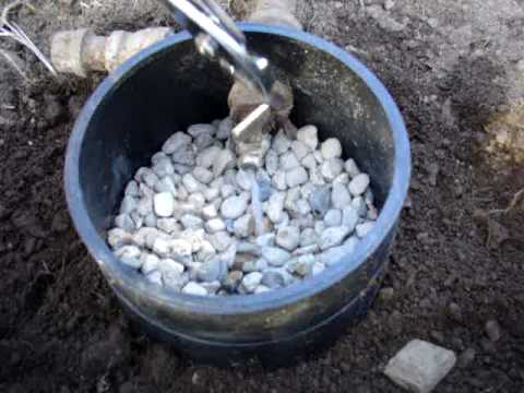 how to drain external faucets