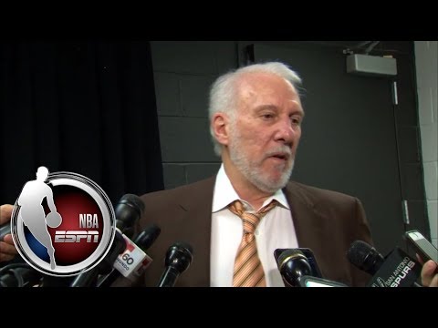 Video: Gregg Popovich gets fiery with media after ejection and Spurs loss to Warriors | NBA on ESPN