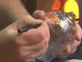 Making Glass Objects by Blowing Glass into a Mold