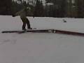 Jordan Huffman snowboarding