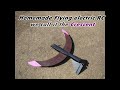 Crescent RC flying electric homemade rc depron plane by Baddad