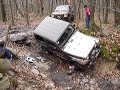 recovering a flopped Rubicon at Rausch Creek