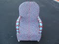 Bamileke Beaded Chieftain Chair African Stool Table