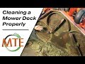 How Can You Clean Under Your Riding Lawn Mower Deck