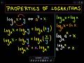 Properties of Logarithms