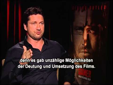 gerard - Gamer| Interview Gerard Butler (englisch, deutsche Untertitel) Mit Gerard Butler, Amber Valletta, Michael C. Hall. Ein Film von Mark Neveldine, Brian Taylor....