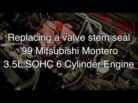 Replacing an Engine Valve Stem Seal on a 99 Mitsubishi Montero 3.5 SOHC