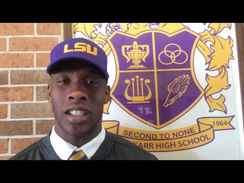 Video: LSU WR Commit Racey McMath Talks About National Signing Day