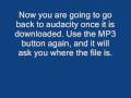 How to enable mp3 support on audacity
