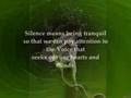 Intentional Silence - The Journey Inward - Humanity Healing