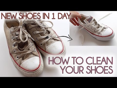 how to whiten running shoes