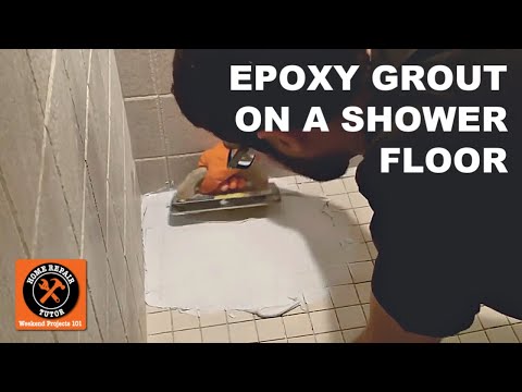 how to repair shower grout