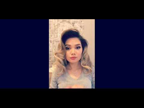 Объемные локоны электрическими бигудями. Эффект "салонной" укладки