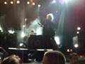 Jim James high fiving the front row in Portland, OR