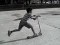 se cai de la bici y del patin