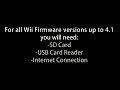 Unlock Your Wii Safely With Homebrew installer And Play Import & Backup