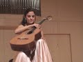 Short clip Ana Vidovic recital Marquette Michigan July 5 2007  Manuel Ponce - Sonatina Meridional, part 3 - Fiesta