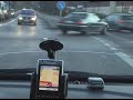 En demonstration om hur SonyEricsson P1i fungerar med bundlande GPS programvaran från Wayfinder.