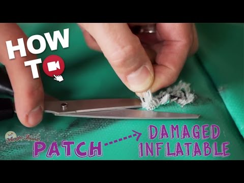 how to patch a jump house