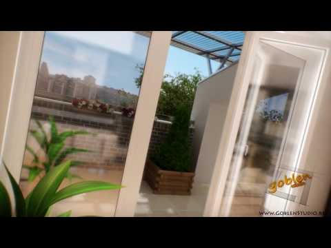 interior 3d animation - Architectural 3d modeling and photorealistic interior rendering done with 3ds Max and Vray. Short animation of little and not expensive flat with modern and ...