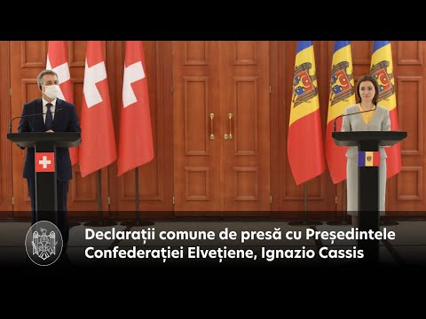 The situation in the region and bilateral cooperation discussed by President Maia Sandu with the President of the Swiss Confederation, Ignazio Cassis