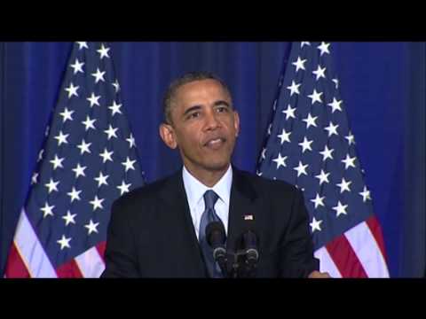 Raw: Heckler Interrupts Obama on Guantanamo