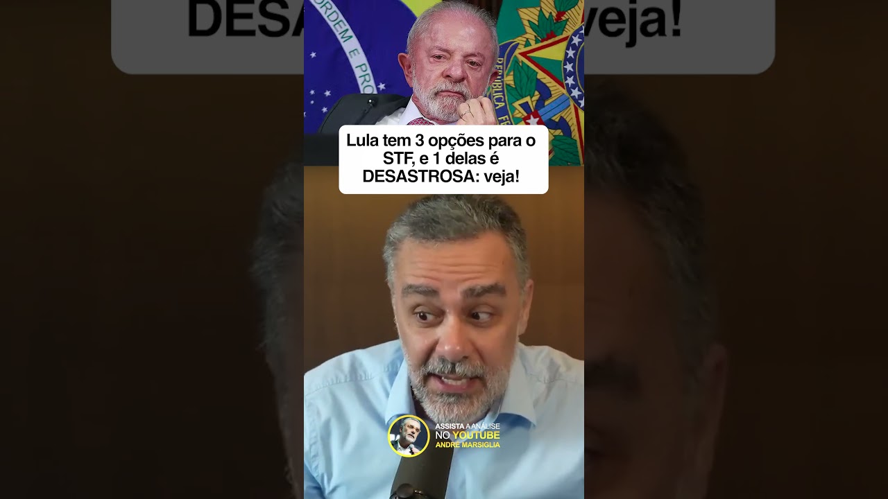 🚨 Lula tem 3 opções para o STF, e 1 delas é DESASTROSA - veja!