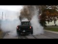 05 F-350 Dually Burnout, Six Gun, Snow Performance, Stacks