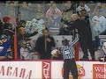 Lindy Ruff & Bryan Murray chatting during the game on 2-22-2007. Listen closely..! This was after the brawl. No music