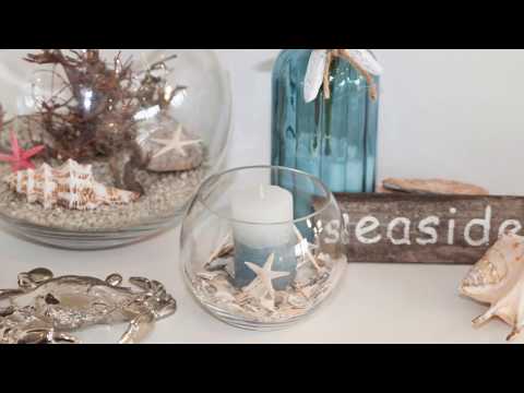 DIY Deko mit Muscheln - Windlicht mit Muscheln selber machen