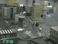 Kawasaki robot handling pallets Kawasaki robot handling pallets