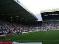 Leeds fans warming up before Swansea. Elland road 22.09.07