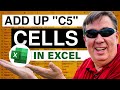 videos de MrExcel's Learn Excel #837 - Add up C5 cells