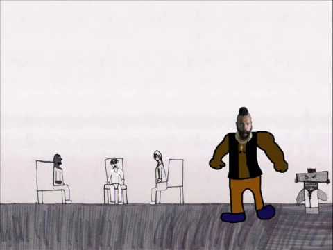 how to draw mr t cartoon