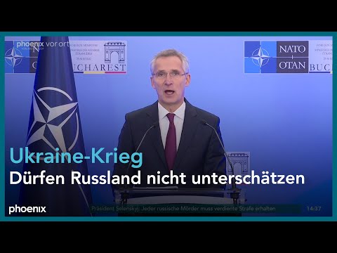 Pressekonferenz zu den Beratungen der NATO zur Winter ...